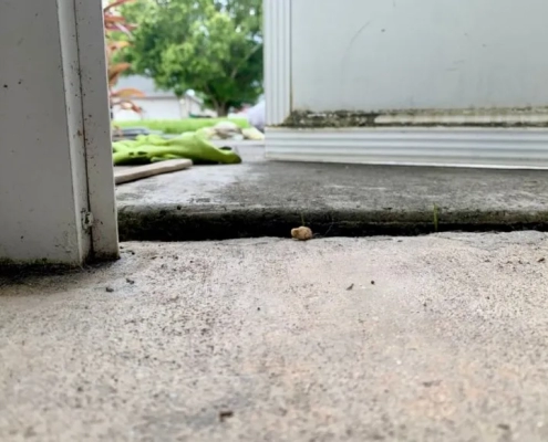 Garage floor lifting repair Garage floor lifting repair