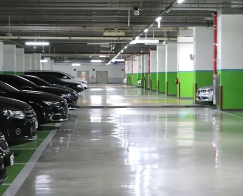 Interior concrete floor leveling Wichita