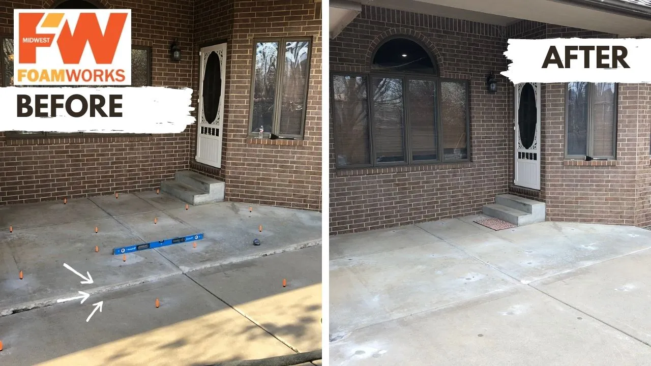 Patio lifting and stabilizing Wichita, KS Patio lifting and stabilizing Wichita, KS