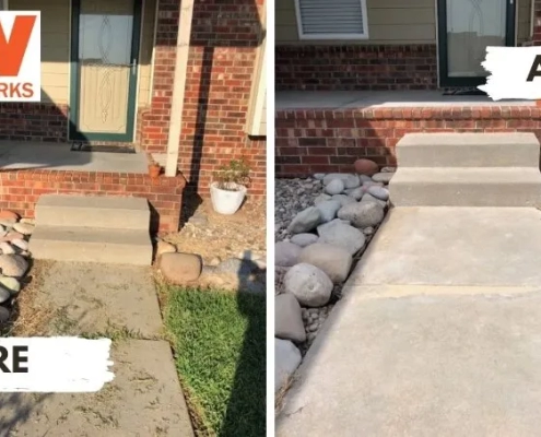 Steps and walkway Repaired Haysville, KS