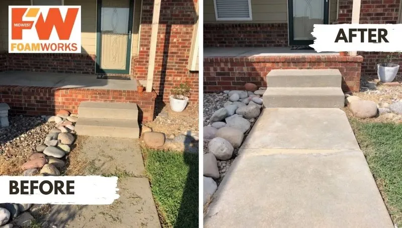 Steps and walkway Repaired Valley Center, KS